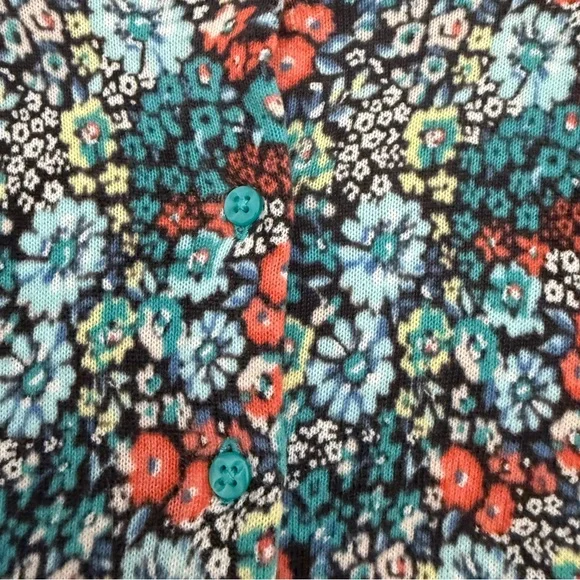 Lord & Taylor 100% Cotton Ditsy Floral Cardigan Large
3/4 Sleeve Cottagecore - Picture 5 of 8